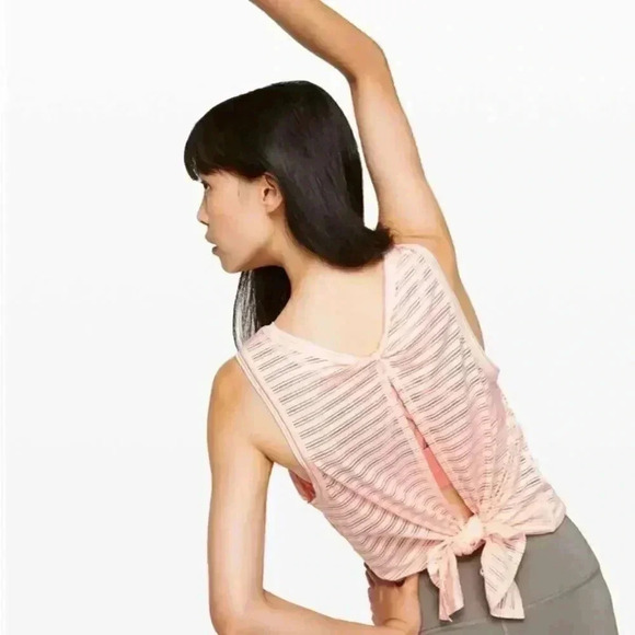 Lululemon Meet Halfway Tank *Striped 6 - Picture 1 of 6